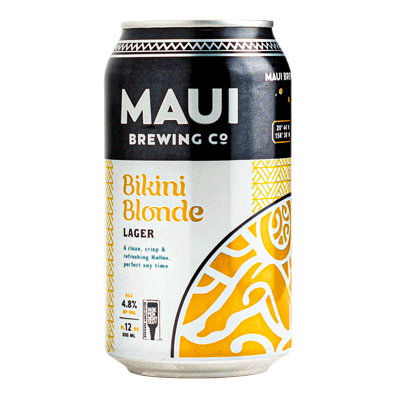 Maui Bikini Blonde Lager 375ml Can