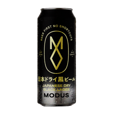 Modus Japanese Dry Black Lager 500ml Can