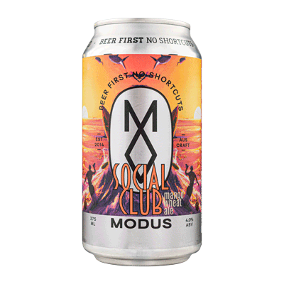 Modus Operandi Social Club Mango Wheat Ale 375ml Can