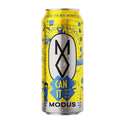 Modus x Ten Men Brewery Ukraine CAN IT Hazy Pale 500ml Can - PRE ORDER
