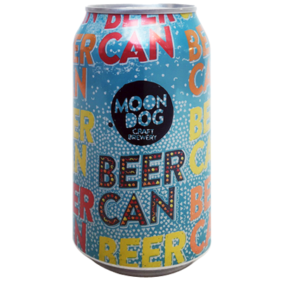 Moon Dog Beer Can