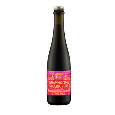 Moon Dog Jumping The Shark 2021 Cherry, Chocolate & Coconut Rum Barrel Aged & Amphora Imperial Stout 375ml Bottle