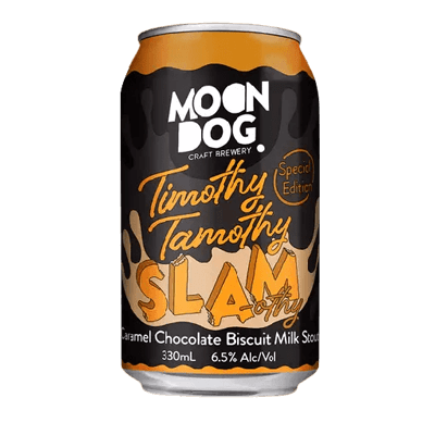 Moon Dog Timothy Tamothy Slam-othy Caramel Chocolate Biscuit Milk Stout 330ml Can