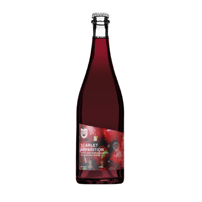 Deeds Brewing Scarlet Apparition Barrel Aged Mixed Culture Ale w/ Morello Sour Cherries 750ml Bottle