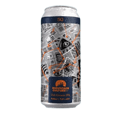 Mountain Culture 5G Oat Cream IPA 500ml Can