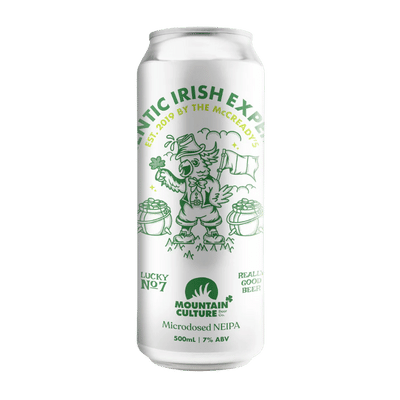 Mountain Culture Authentic Irish Experience Microdosed NEIPA 500ml Can