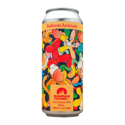 Mountain Culture Balloon Animals Oat Cream IPA 500ml Can