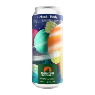 Mountain Culture Celestial Body Oat Cream IPA 500ml Can