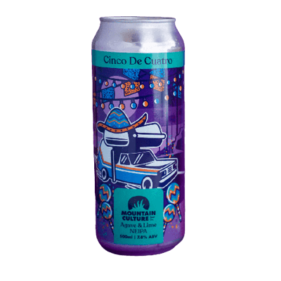 Mountain Culture Cinco De Cuatro Agave & Lime NEIPA 500ml Can