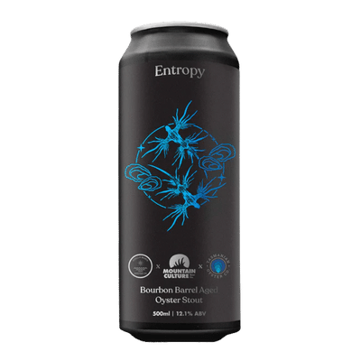 Mountain Culture Entropy Bourbon Barrel Aged Oyster Stout 500ml Can