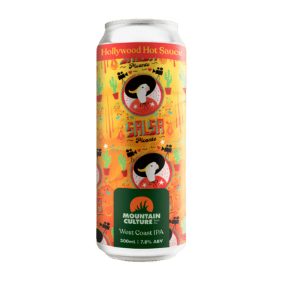 Mountain Culture Hollywood Hot Sauce WCIPA 500ml Can