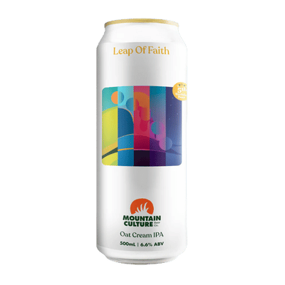 Mountain Culture Leap Of Faith Oat Cream IPA 500ml Can