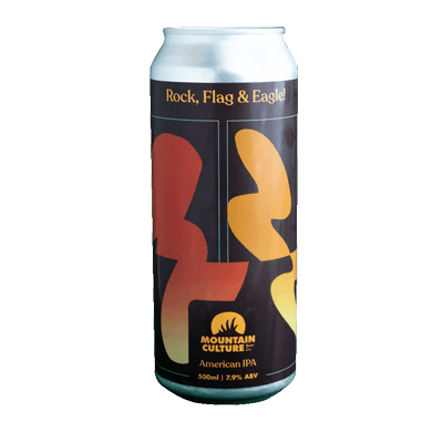 Mountain Culture Rock, Flag & Eagle! American IPA 500ml Can