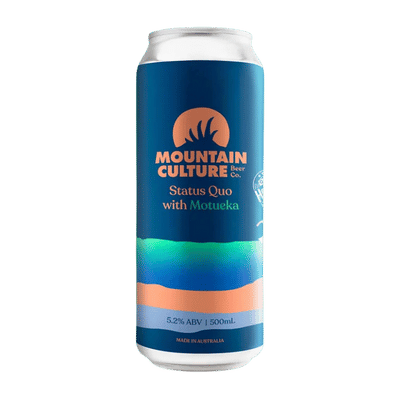 Mountain Culture Status Quo With Motueka Hazy Pale Ale 500ml Can