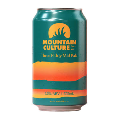 Mountain Culture Three Fiddy Mid Pale Ale 355ml Can