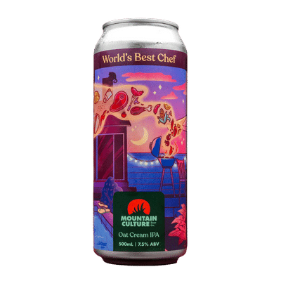 Mountain Culture World's Best Chef Oat Cream IPA 500ml Can