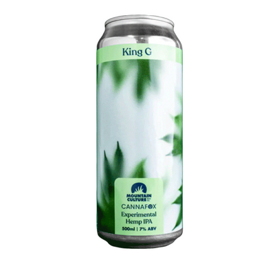 Mountain Culture x Cannafox King G Experimental Hemp IPA 500ml Can