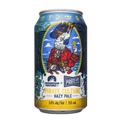 Mountain Culture x Pirate Life Pirate Culture Hazy Pale Ale 355ml Can
