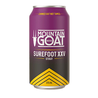 Mountain Goat Surefoot XXV Pure Vanilla Stout 375ml Can
