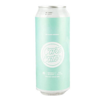 Mr Banks Cake Eater Mosaic & Ekuanot DDH Oat Cream Double IPA 500ml Cans