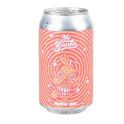 Mr Banks Peach Hat Peach Cream Sour