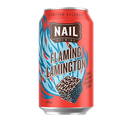 Nail Flaming Lamington 2021 Chilli Coconut Chocolate Stout 375ml Can