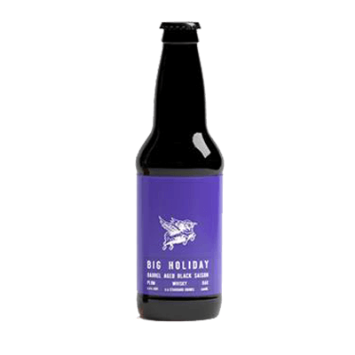 New England Big Holiday Whisky Barrel Aged Black Saison 330ml Bottle
