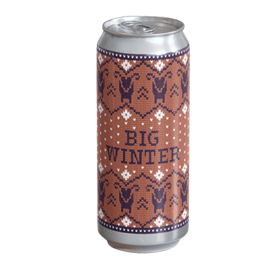 New England Big Winter Belgian Strong Dark Ale 500ml Can