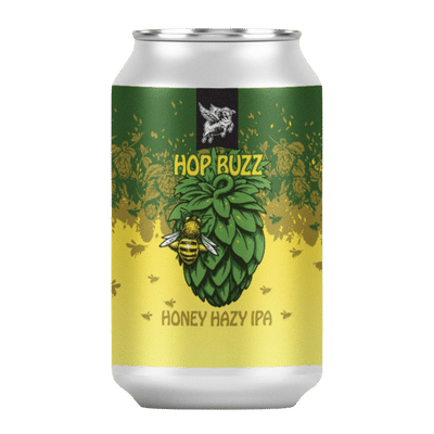 New England Hop Buzz Honey Hazy IPA 375ml Can