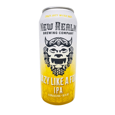 New Realm Hazy Like A Fox Hazy IPA 473ml Can
