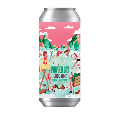 Nomad Powder Day Choc Mint Double Milk Stout 440ml Can