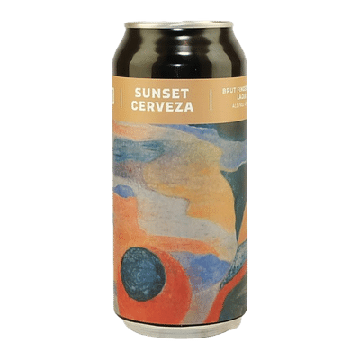 Nomad Sunset Cerveza Brut Fingerlime Lager 440ml Can
