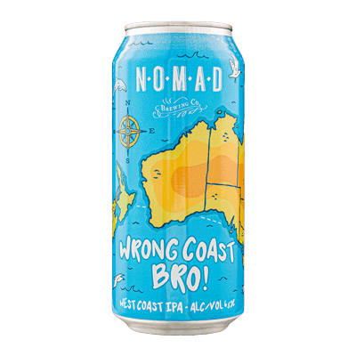 Nomad Wrong Coast Bro! West Coast IPA 440ml Can
