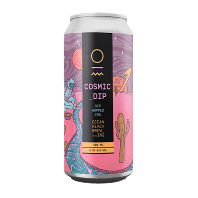Ocean Reach 6th Birthday Release Cosmic Dip Hopped IPA 500ml Can