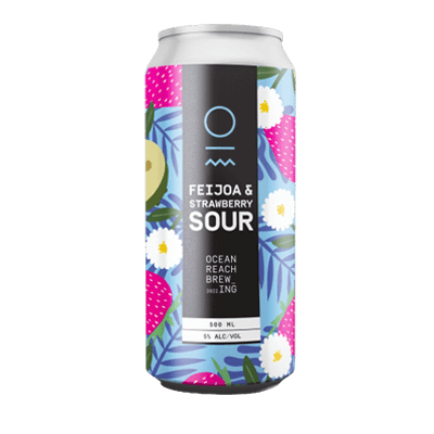Ocean Reach Feijoa & Strawberry Sour Ale 500ml Can