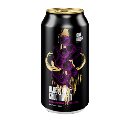One Drop Blueberry & Choc Muffin Nitro Imperial Pastry Stout