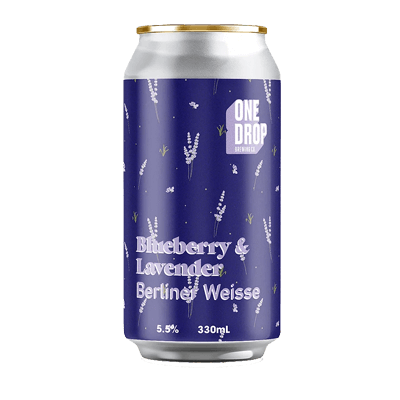 One Drop Blueberry & Lavender Berliner Weisse