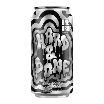 One Drop Hard & Done DIPA 440ml Can