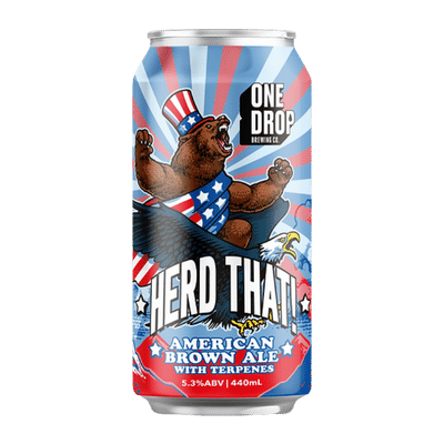 One Drop Herd That American Brown 440ml Can