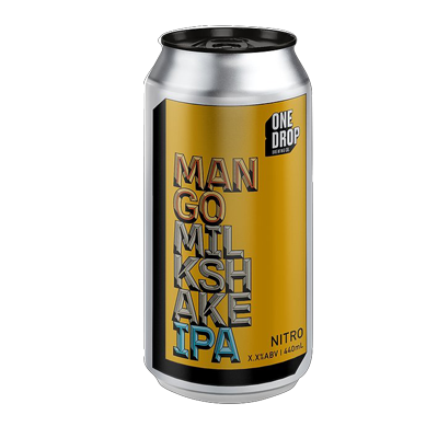 One Drop Mango Milkshake Nitro IPA 440ml Can