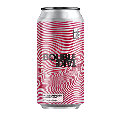 One Drop Raspberry Doubletake Imperial Fruited Sour 440ml Can