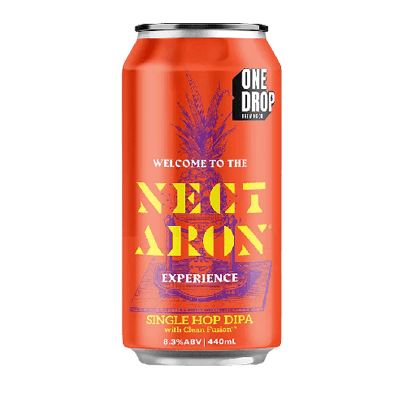 One Drop Welcome To The Nectaron Experience Clean Fusion Single Hop DIPA 440ml Can