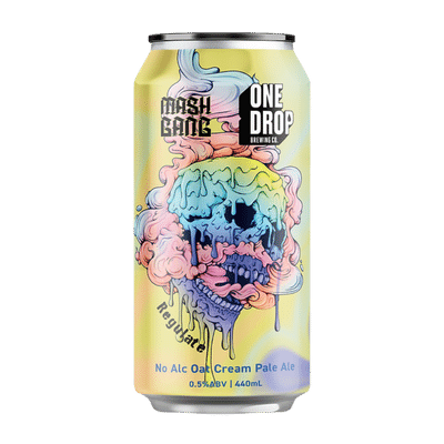 One Drop x Mash Gang Regulate No Alc Oat Cream Pale Ale 440ml Can