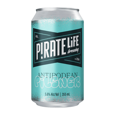 Pirate Life Antipodean Pilsner 355ml Can