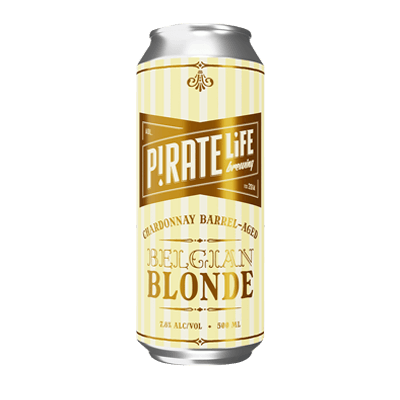 Pirate Life Belgian Blonde Chardonnay Barrel 500ml Can