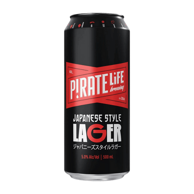 Pirate Life Japanese Style Lager 500ml Can