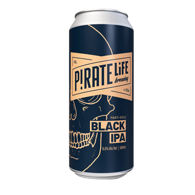 Pirate Life Parti-Gyle Black IPA 500ml Can