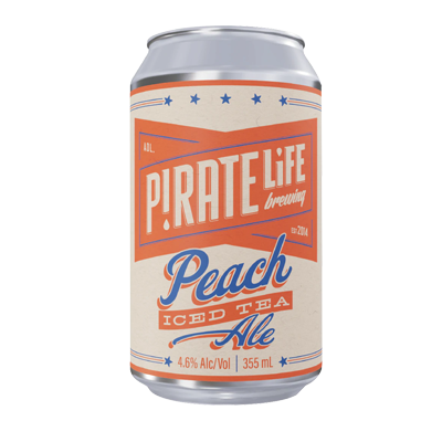 Pirate Life Peach Iced Tea Ale 355ml Can