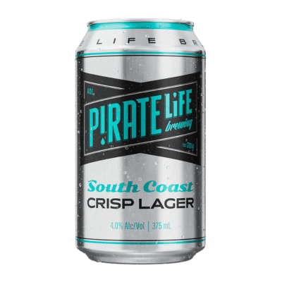 Pirate Life South Coast Crisp Lager 355ml Can