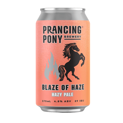 Prancing Pony Blaze of Haze Hazy Pale Ale 375ml Can